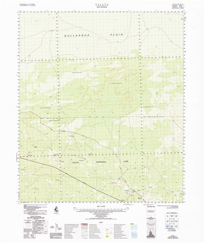 5235 Yalata 1:100k Topographic Map