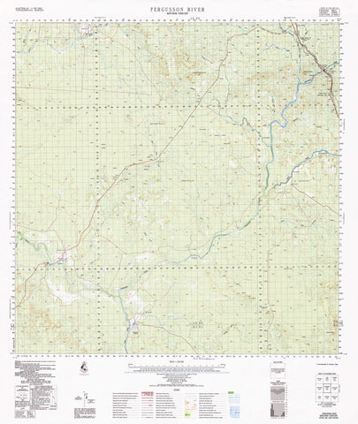 5269 Fergusson River 1:100k Topographic Map