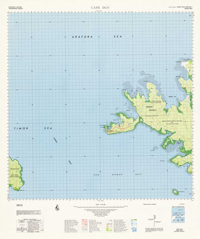 5275 Cape Don 1:100k Topographic Map