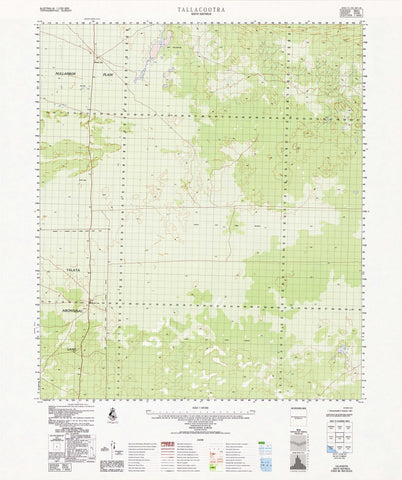 5335 Tallacootra 1:100k Topographic Map