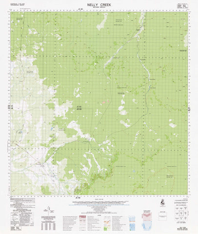5365 Nelly Creek 1:100k Topographic Map