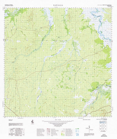 5372 Kapalga 1:100k Topographic Map
