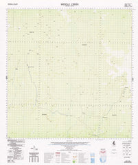 5465 Middle Creek 1:100k Topographic Map