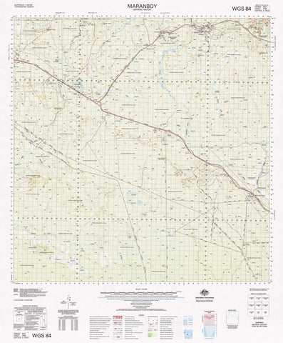 5468 Maranboy 1:100k Topographic Map