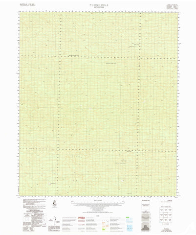 5535 Poondinga 1:100k Topographic Map