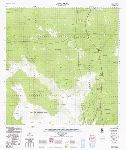 5564 Dunmarra 1:100k Topographic Map