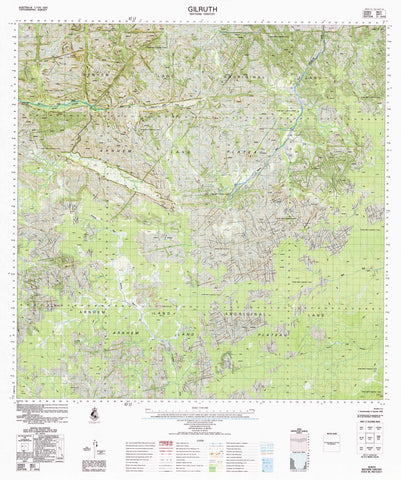 5571 Gilruth 1:100k Topographic Map