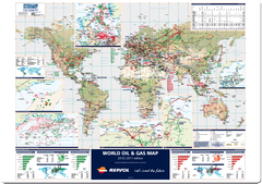 World Oil & Gas Map 2010