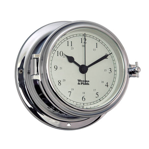 Endurance II 115 Chrome Quartz Clock by Weems & Plath