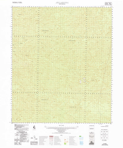 5635 Jellabinna 1:100k Topographic Map