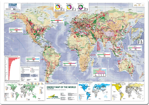Energy Map of the World 2010