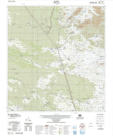 5651 Burt 1:100k Topographic Map