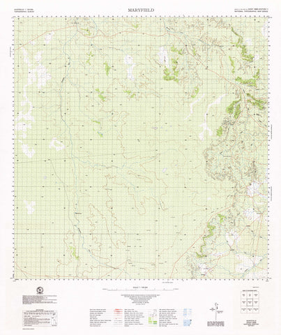 5666 Maryfield 1:100k Topographic Map
