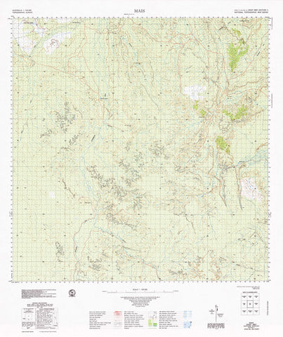 5667 Mais 1:100k Topographic Map
