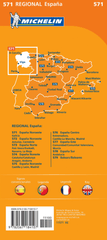 Spain North West - Galicia Michelin Map 571