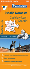 Spain North West  & Central - Castilla, León, Madrid -  Michelin Map 575