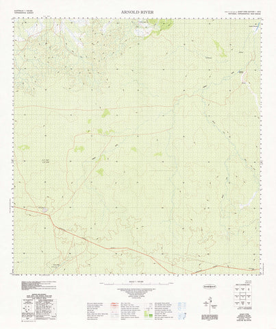 5765 Arnold River 1:100k Topographic Map