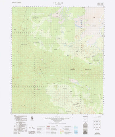 5834 Childara 1:100k Topographic Map