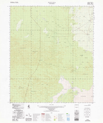 5835 Meelera 1:100k Topographic Map