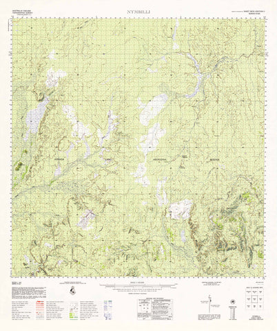 5870 Nymbilli 1:100k Topographic Map