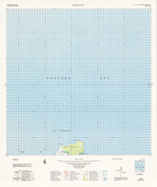 Buy 5874 Stewart 1:100k Topographic Map