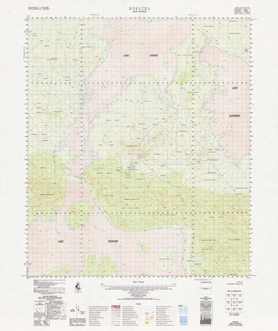 5935 Kokatha 1:100k Topographic Map