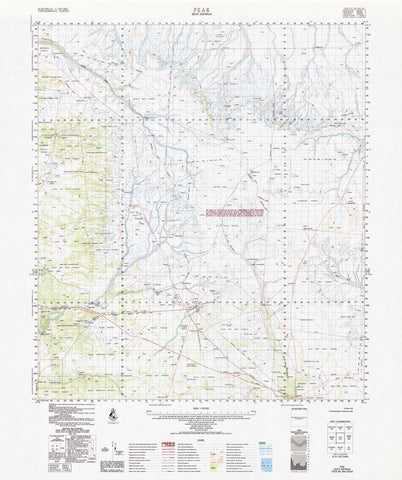 5938 Peak 1:100k Topographic Map