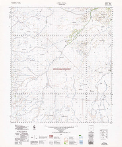5939 Engenina 1:100k Topographic Map