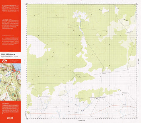 5962 Mongala 1:100k Topographic Map