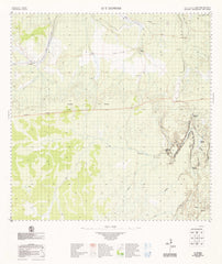 5964 O T Downs 1:100k Topographic Map