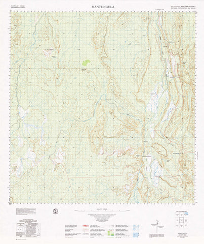 5966 Mantungula 1:100k Topographic Map