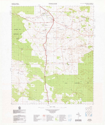 6030 Tooligie 1:100k Topographic Map