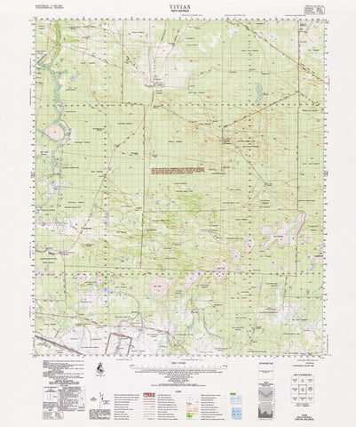 6036 Vivian 1:100k Topographic Map