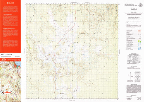 6063 Kilgour 1:100k Topographic Map