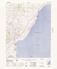6129 Tumby 1:100k Topographic Map