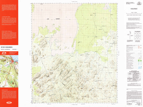 6133 Kolendo 1:100k Topographic Map
