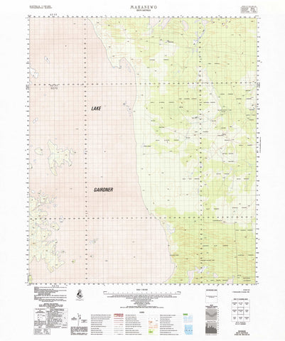 6134 Mahanewo 1:100k Topographic Map