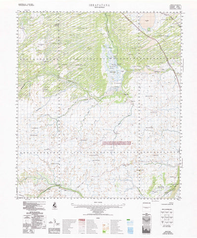 6139 Irrapatana 1:100k Topographic Map
