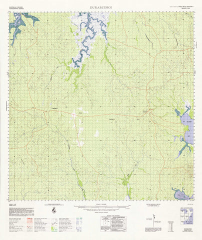 6172 Durabudboi 1:100k Topographic Map