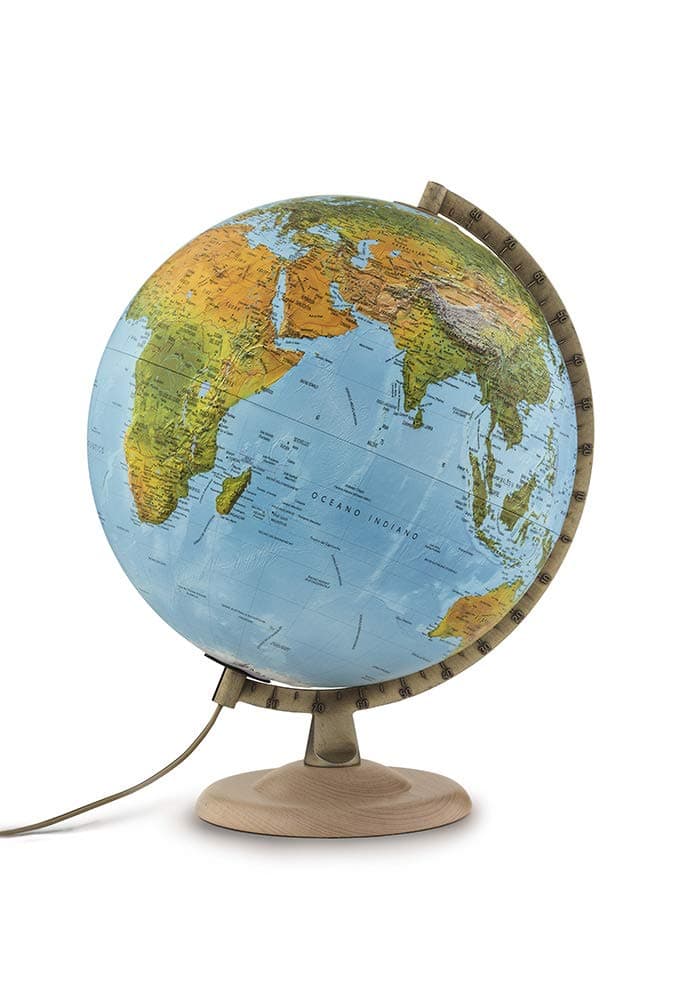 URBNLIVING Educational Classic Rustic Desktop Girevole Atlas URBNLIVING Educational Classic Rustic Desktop Girevole Atlas