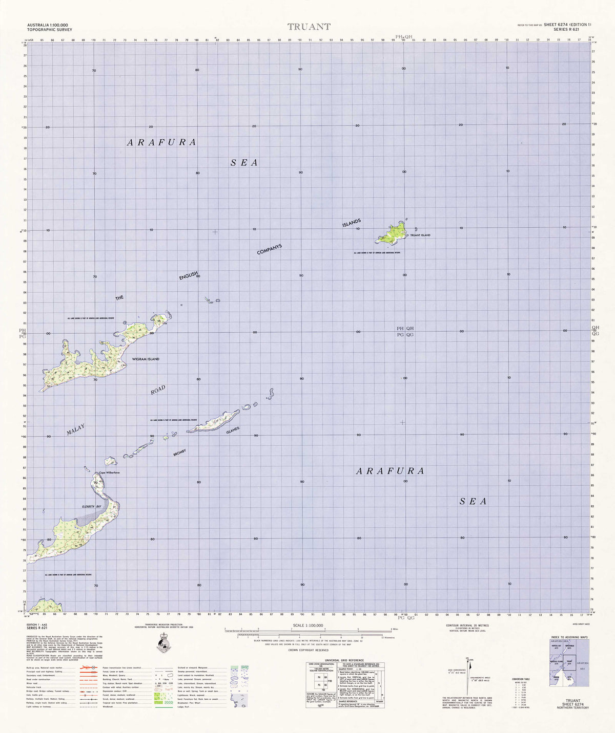 6274 Truant 1:100k Topographic Map | Mapworld