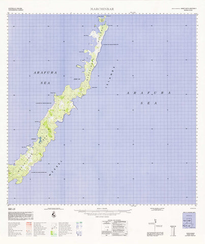 6275 Marchinbar 1:100k Topographic Map