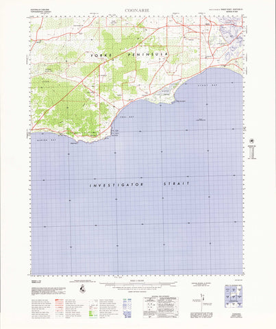 6327 Coonarie 1:100k Topographic Map