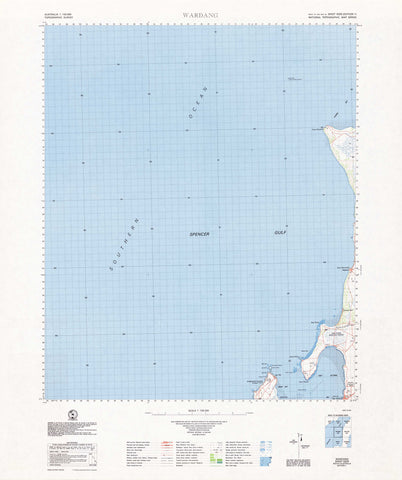6329 Wardang 1:100k Topographic Map