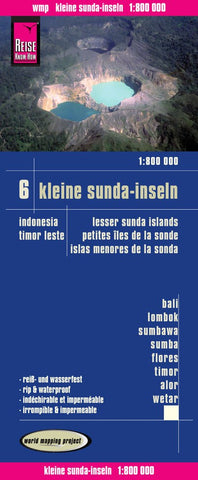 Lesser Sunda Islands Folded Map Reise