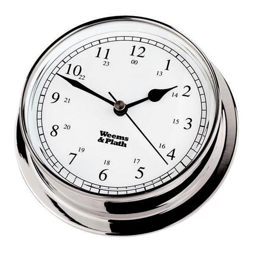 Endurance Chrome Clock 125mm by Weems & Plath