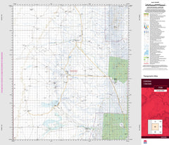 Corona 7135 Topographic Map 1:100k