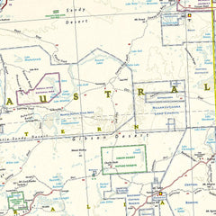 Australia National Geographic Folded Map