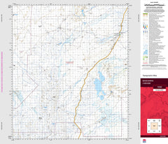 Bancannia 7236 Topographic Map 1:100k