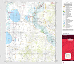 Cuthero 7331 Topographic Map 1:100k